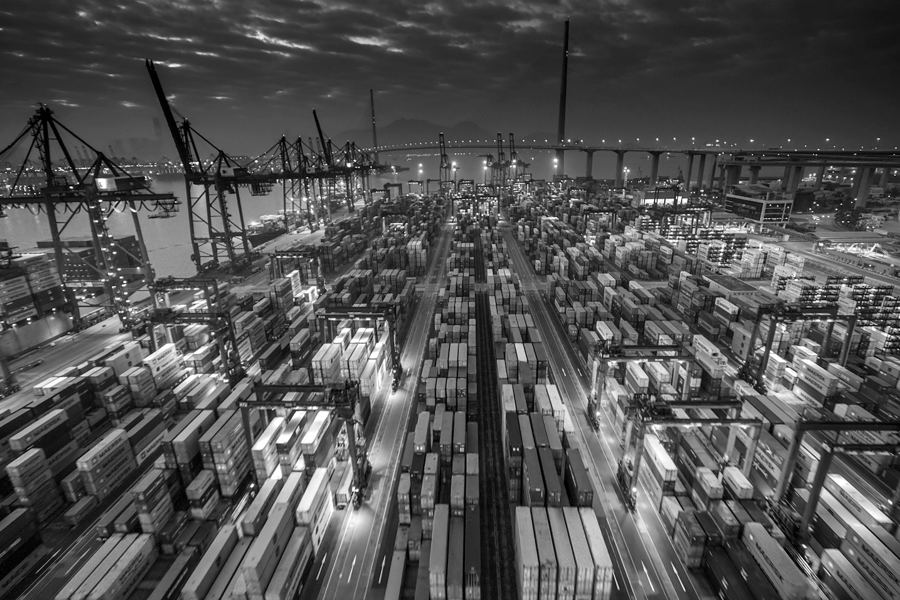 Porto de contêineres
